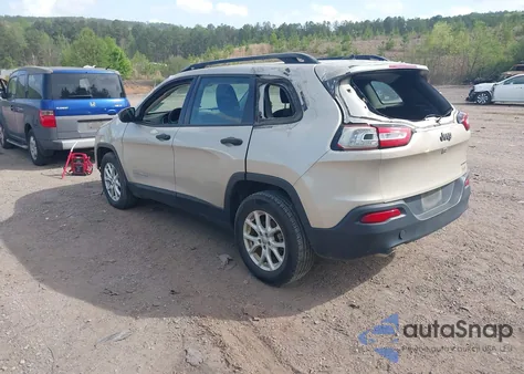 2015 Jeep Cherokee Sport из США, поврежденный, VIN 1C4PJLAB7FW732855